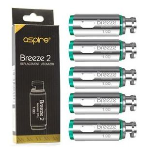 Aspire Breeze 2 Coils (Pack of 5) 1.0ohm